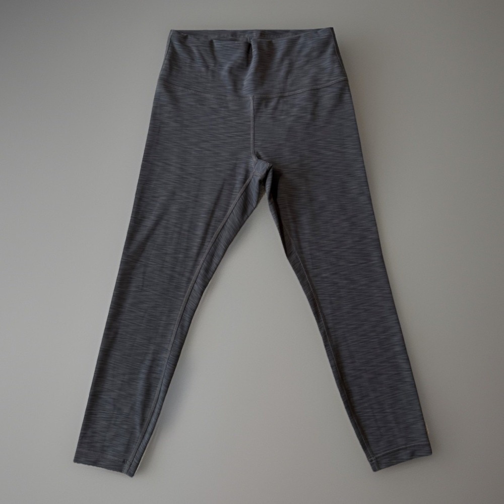 Lululemon Gray‎ Workout Leggings Womens Size 10